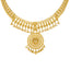 22K Yellow Gold Beaded Filigree Necklace Set (56.4gm)