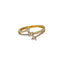 22K Yellow Gold & CZ Ring (2.2gm)