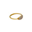 22K Yellow Gold & CZ Ring (2.2gm)