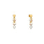 22K Multi-Tone Gold Necklace Set (11.8gm)