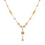 22K Multi-Tone Gold Beaded Chain (13.7gm)