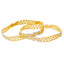 22K Yellow & White Gold Bangle Set of 2 (35.5gm)