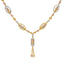 22K Multi-Tone Gold Beaded Chain (16.8gm)