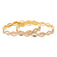22K Multi-Tone Gold Bangle Set of 2 (34.1gm)