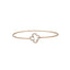 18K Rose Gold & 0.12 Carat Diamond Bangle (3.4gm)