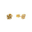 22K Yellow Gold & CZ Stud Earrings (1.7gm)