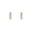 22K Yellow Gold & CZ Earrings (4.1gm)