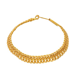 22K Yellow Gold Men's Chain Link Bracelet  (20.7 gm)