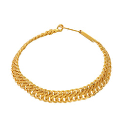 22K Yellow Gold Men's Chain Link Bracelet  (21.2 gm)