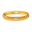 22K Yellow & White Gold Kada Bangle (25.2gm)