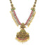 An image of a temple-style Indian necklace with a design inspired by royalty from Virani Jewelers