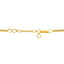 An image of the hook-in-eye clasp on the Vasudha 22K gold earrings from Virani Jewelers.