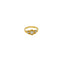 22K Multi Tone Gold Baby Ring W/ Three Artisanal Accent Circles - Virani Jewelers