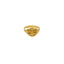 22K Yellow Gold Baby Ring W/ Round Geometric Signet Design & Ribbed Shank - Virani Jewelers