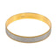 22K Multi Tone Gold Bangles Set of 2 W/ Round Laser Marks - Virani Jewelers