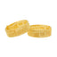 22K Yellow Gold Lovers Cuff Bangle Set Of 2 - Virani Jewelers