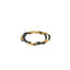 22K Yellow Gold Baby Bracelets Set of 2 W/ Gold Shamballa Beads & Black Beads, 5.2 grams - Virani Jewelers