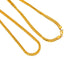 22K Yellow Gold Wheat Link Chain, 55.3 gm - Virani Jewelers