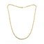 22K Multi Tone Gold Chain W/ Rose, White & Yellow Gold Twisted Beaded Strands - Virani Jewelers