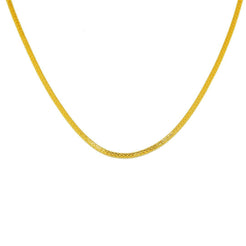 22K Yellow Gold Round Link Chain, 26.8 gm - Virani Jewelers