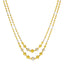 An image of the 22K gold yellow and white necklace from Virani Jewelers.