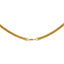 An image of the clasp of the Virani 22K gold chain with rounded wheat links.