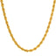 22K Yellow Gold Twisted Rope Chain, 80.8 Grams - Virani Jewelers