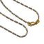 22K Multi Tone Gold Chain W/ Long Textured Beads - Virani Jewelers