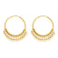 22K Yellow Gold Pearl Drop Hoop Earrings - Virani Jewelers