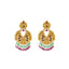 22K Yellow Gold Earrings W/ Ruby and Filgree Art & Splendid Design - Virani Jewelers
