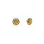 22K Yellow Gold Fashionable Hexagonal Shaped Stud Earrings, 5.3 grams - Virani Jewelers