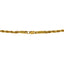 An image of the lobster claw clasp and rope chain of the 22K gold chain from Virani Jewelers.