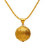 22K Gold Artisan Sphere Pendant - Virani Jewelers