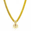 An image of the Priscilla Kasu 22K gold necklace from Virani Jewelers.