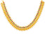 22K Yellow Gold Kasu Necklace Set w/ Emeralds & Rubies