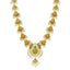An image of the Laxmi Temple 22K gold necklace from Virani Jewelers.