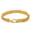 22K Yellow Gold Men's Bracelet W/ Double S-Link Band, 24 grams - Virani Jewelers