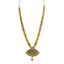 22K Yellow Gold Necklace & Earrings Set W/ Ruby, Emerald, CZ & Large Fan Pendants - Virani Jewelers