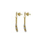 22K Multi Tone Gold Necklace & Earrings Set W/ Textured Gold Balls, Heart Disc Accents & Tassel Pendants - Virani Jewelers