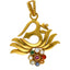 22K Gold Vivid Om Pendant - Virani Jewelers