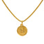 22K Yellow Gold Letter "S" Pendant - Virani Jewelers