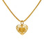 22K Yellow Gold Filigree Art "A" Pendant - Virani Jewelers