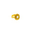22K Yellow Gold Flower Ring W/ Ornate Petal Kundan Design - Virani Jewelers