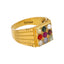 22K Yellow Gold Men's Sacred Stones Ring (10.2 grams)