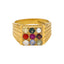 22K Yellow Gold Men's Sacred Stones Ring (10.2 grams)