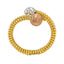 22K Multi Tone Gold Ring W/ Crossover Beaded Band & Textured Ball Accents - Virani Jewelers