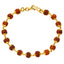 22K Yellow Gold Beaded Rudraksha Stone Bracelet - Virani Jewelers