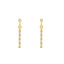 An image of a pair of 22K gold Indian earrings crafted by Virani Jewelers