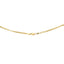 An image of a triple-stranded 22K yellow gold Indian necklace from Virani Jewelers