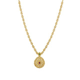 An image of the Ekiya Mangalsutra 22K gold necklace from Virani Jewelers. | Look and feel like royalty with this stunning 22K gold necklace set from Virani Jewelers!

Embell...